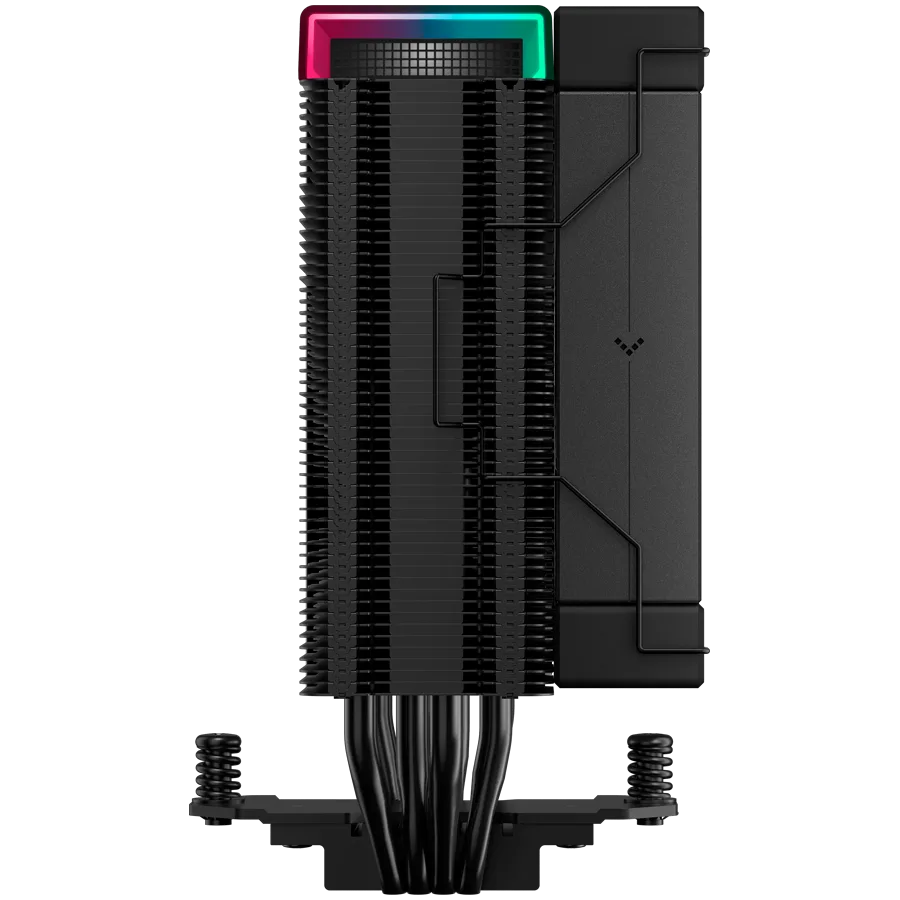 Охладител за процесор Охладител DeepCool AK400 DIGITAL PRO, CPU Air Cooler, 1x120mm FT12 SE PWM Fan, Digital Display, ARGB, Core Touch Technology 2.0, 4 Heatpipes, LGA1851/1700/1200/115x, AMD AM5/AM4, 126x97x159 mm(LxWxH), 3Y, R-AK400-BKAPMN-G - Image 5