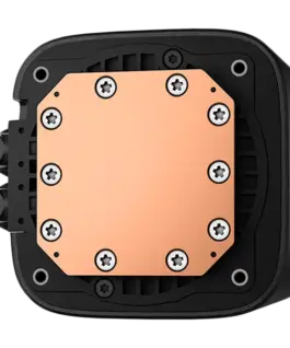 Alternative view of Охладител за процесор Охладител DeepCool LE240 V2, 240mm CPU Liquid Cooler, 2x120mm PWM ARGB Fans, ARGB block, Black, LGA1851/1700/1200/1151/1150/1155, AMD AM5/AM4, R-LE240-BKAMMC-G-2