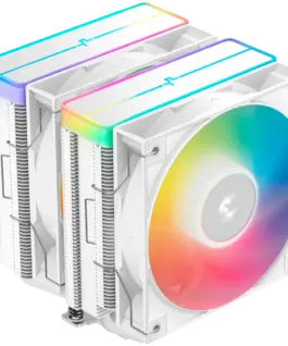 Охладител за процесор Охладител DeepCool AG620 WH ARGB V2 CPU Air Cooler 2x120mm ARGB PWM Fan Core Touch Technology 2.0