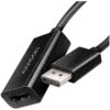 Видео адаптер AXAGON RVD-HI20N DisplayPort - HDMI 2.0 adapter 4K/60Hz