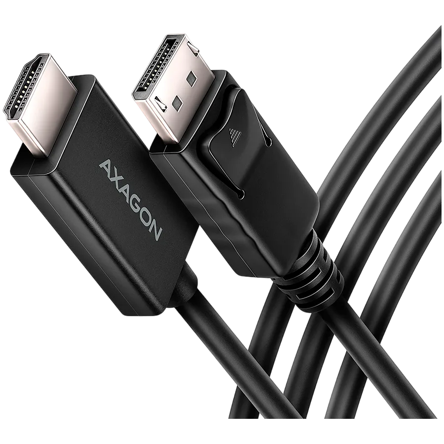 Видео адаптер AXAGON RVD-HI20C2 DisplayPort - HDMI 2.0 cable 1.8m 4K/60Hz