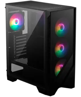 Кутия за компютър MSI MAG FORGE 120A AIRFLOW Mid-Tower ATX/M-ATX/ITX 2x USB 3.2 Gen 1 Type-A 1x Audio/1x Mic LED On/Off