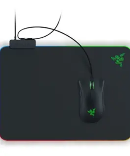 Alternative view of Razer Firefly V2, Razer Chroma customizable RGB lighting, Micro-textured surface, Built-in cable catch, All-round edge lighting, 19 lighting zones, Braided USB cable, Dimensions: 355mm x 255mm x 3mm