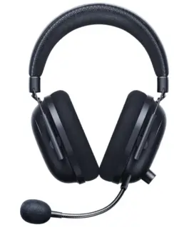 Геймърски слушалки BlackShark V2 Pro (2023) - Black, Wireless Gaming Headset, Razer TriForce Titanium Driver 50 mm, Oval Ear Cushions, Detachable Super Wideband microphone, THX Spatial Audio, Type A Wireless (2.4 GHz), Bluetooth 5.2