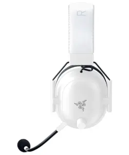 Alternative view of Геймърски слушалки BlackShark V2 Pro (2023) - White, Wireless Gaming Headset, Razer TriForce Titanium Driver 50 mm, Oval Ear Cushions, Detachable Super Wideband microphone, THX Spatial Audio, Type A Wireless (2.4 GHz), Bluetooth 5.2