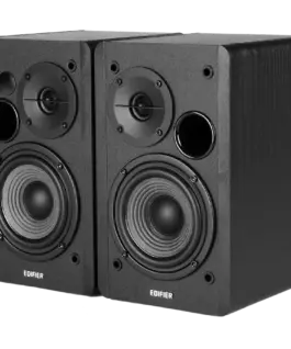 Alternative view of Тонколона Edifier R1280DB 2.0 Bookshelf Speakers, BT V5.1, Optical, Coaxial, RCA, 0.5-inch Tweeters, 4-inch Drivers, 42W (RMS), Control Knobs and Remote Control, Black