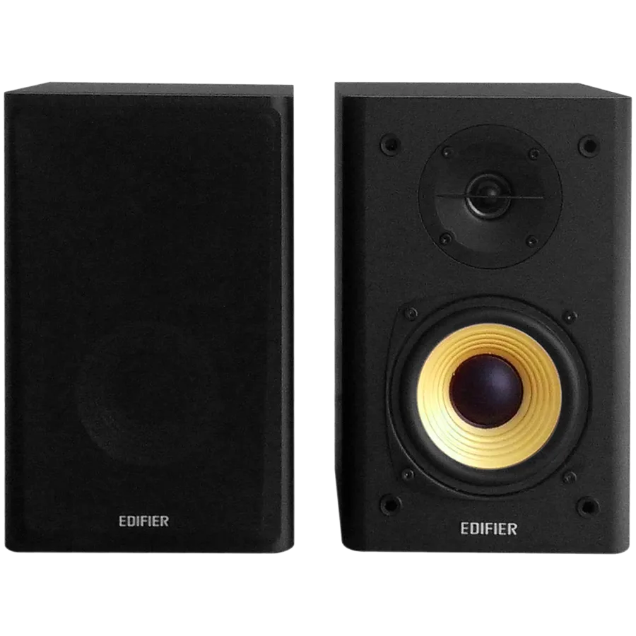 Тонколона Edifier R1000T4 2.0 Bookshelf Speakers, BT V5.0, RCA, 0.5-inch Tweeters, 4-inch Drivers, 24W (RMS), Control Buttons, Black - Image 16