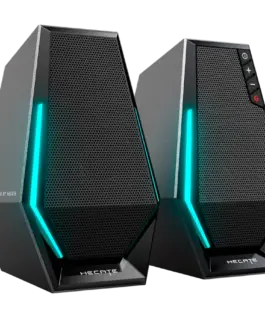 Alternative view of Тонколона Edifier G1500 2.0 Audio System, BT V5.3, USB, AUX, 2.5-inch Drivers, RGB Lighting, 5W (RMS), Black