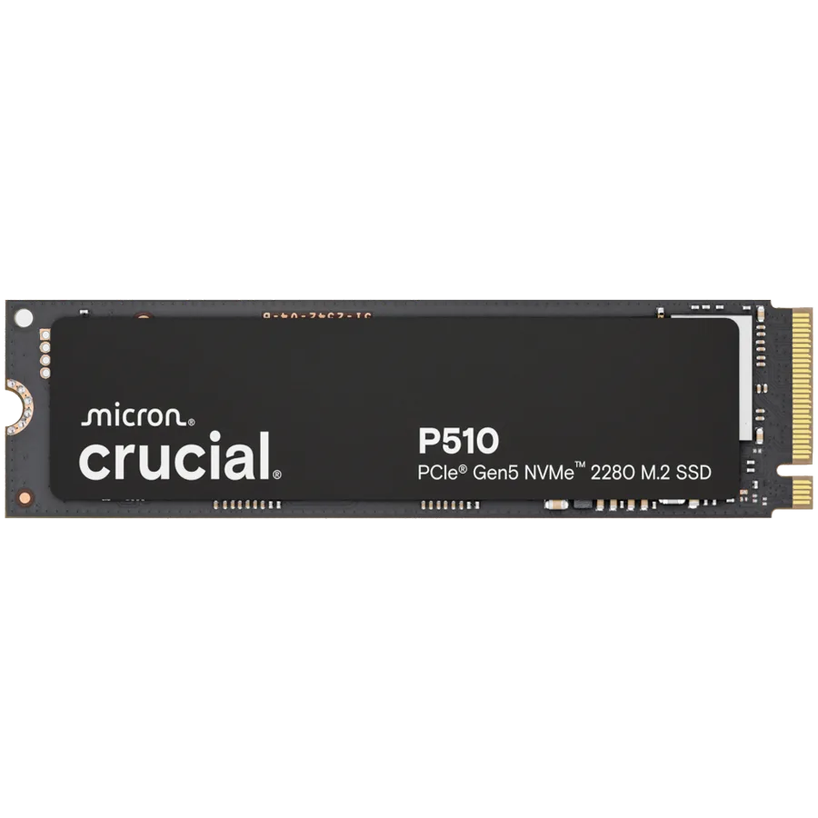 SSD диск Crucial P510 1TB PCIe Gen5 NVMe 2280 M.2 SSD