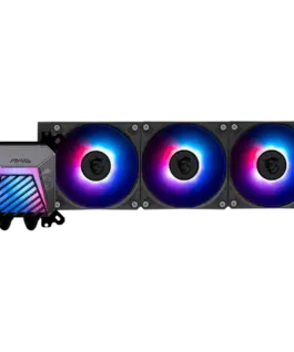 Alternative view of Охладител за процесор Охладител MSI MAG CORELIQUID A15 360, 3x120mm Pre-installed ARGB Daisy Chain Fans, Adjustable Offset Kit, Replacable Top Cover, Copper Base Intel LGA 1700/1851, AMD AM5/AM4, 3Y Warranty