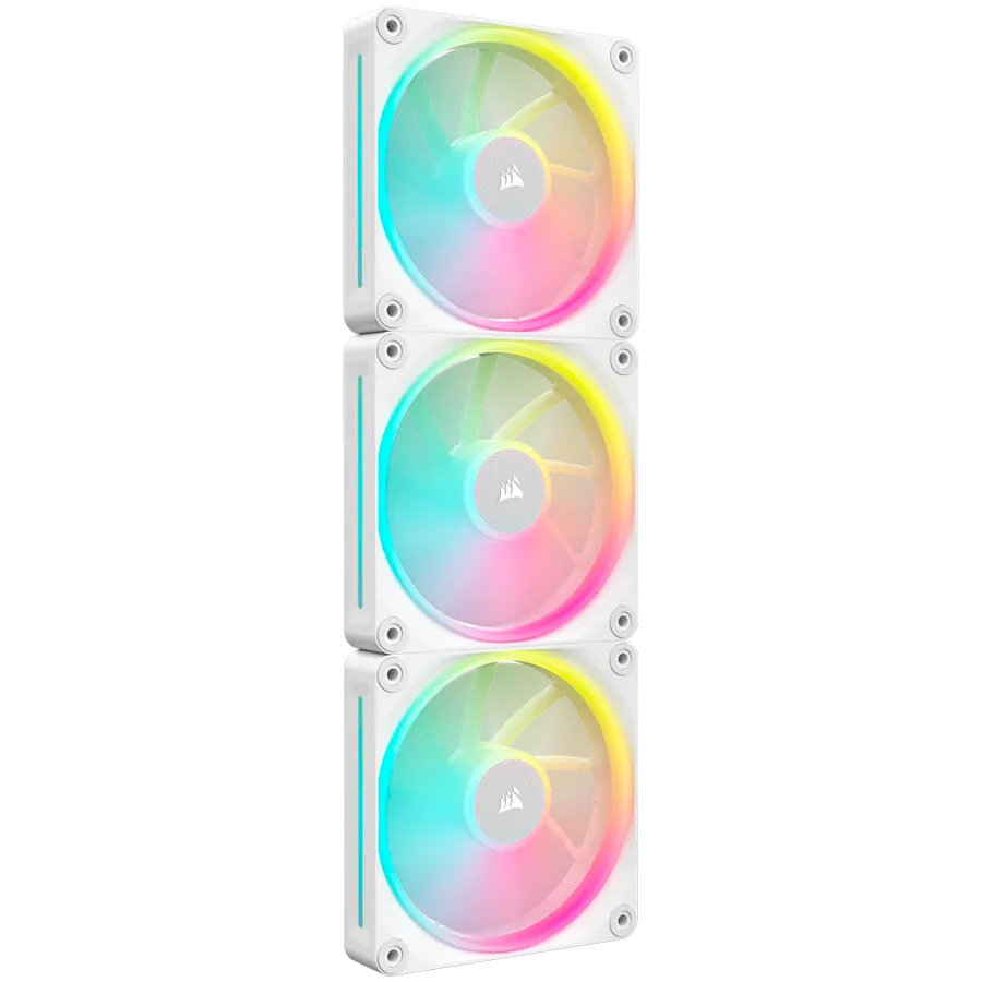 Вентилатор CORSAIR iCUE LINK LX120 RGB White 120mm RGB Fan Triple Fan Kit