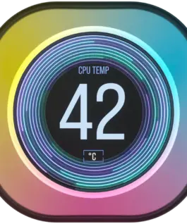 Охладител за процесор Охладител CORSAIR iCUE LINK LCD Module Black