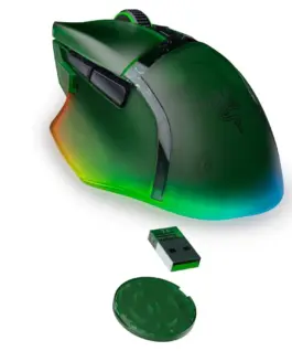 Геймърска мишка Razer Basilisk V3 Pro 35K Phantom Green Edition