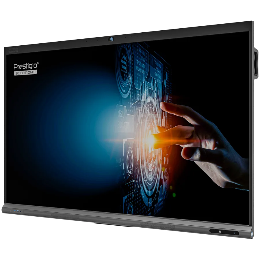 Широкоформатен дисплейPRESTIGIO SOLUTIONS Multiboard 75" Light+ Series UHD 4K, Android 11, Wi-Fi, 40TP, NFC, Camera, touch pen - Image 9