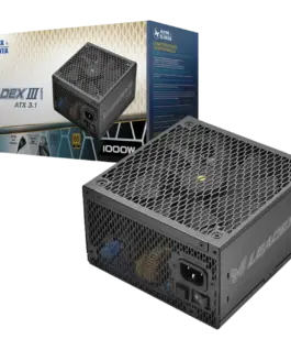 Захранване за компютър Super Flower Leadex III Gold 1300W ATX 3.1 80 Plus Gold Fully Modular Flat Black Cables 140mm Fan