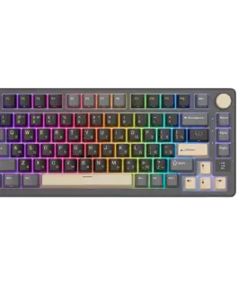 Геймърска клавиатура ROYAL KLUDGE RK-M75 Phantom Gaming Keyboard K Silver switch