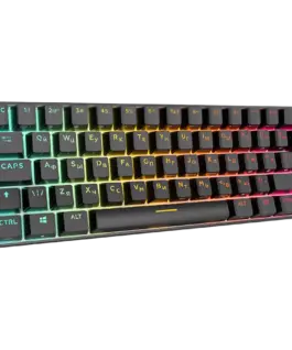 Alternative view of Геймърска клавиатура ROYAL KLUDGE RK61 Black Gaming Keyboard Red switch