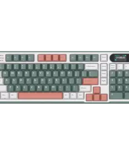 Геймърска клавиатура ROYAL KLUDGE RK-S98 Camping Green Gaming Keyboard Chartreuse