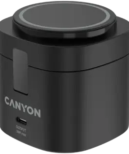 Зарядно за мобилен телефон Canyon 4 in 1 Wireless Charging Stand 30W max Size: 70x70x70.3mm weight: 414g with 65W charge