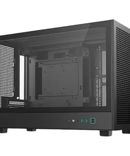 Alternative view of Кутия за компютър DeepCool CH260, Mini Tower, Mini-ITX, 2xUSB3.0, 1xType-C Gen 2, 1xAudio, Mesh Panel, Black, 2Y, R-CH260-BKNGM0-G-1