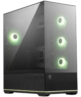 Кутия за компютър MSI MAG PANO 110R PZ Mid-Tower ATX/M-ATX/ITX 2x USB 3.2 1x USB Type-C 20Gbs 1x Audio/Mic LED Button AR