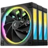 Вентилатор DeepCool FL12R 3IN1 3x120mm ARGB Reverse Fans Daisy Chain 8-pin Cable PWM Fluid Dynamic Bearing PBT 3 pack AR