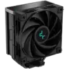 Охладител за процесор Охладител DeepCool AK400 Zero Dark CPU Air Cooler 1x120mm PWM Fan TDP 220W 4 Heatpipes LGA1851/170