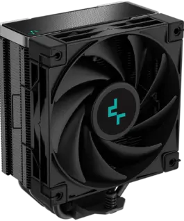 Охладител за процесор Охладител DeepCool AK400 Zero Dark CPU Air Cooler 1x120mm PWM Fan TDP 220W 4 Heatpipes LGA1851/170