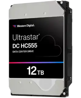 Хард диск HDD Server WD Ultrastar DC HC555 12TB 512e SE 3.5" 512MB 7200 RPM SATA NP3 SKU: