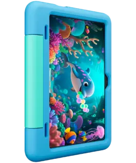 Alternative view of Таблет Blackview Tab 20 Kids WiFi 10.1-inch 800x1280 HD 60Hz Unisoc Tiger T310 2Hz 4GB + 64GB 6600mAh Cam 5MP/8MP WiFi5 Android 15 Bubble Blue