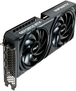 Alternative view of Видео карта PALIT GeForce RTX 5060 Infinity 2 OC 8GB GDDR7 128 bit, 1x HDMI 2.1b, 3x DP 2.1b, 2 Fan, 1x 8-pin pwr connector, 550W, 262.1 x 126.3 x 40.1 mm, NE75060V19P1-GB2063L BULK