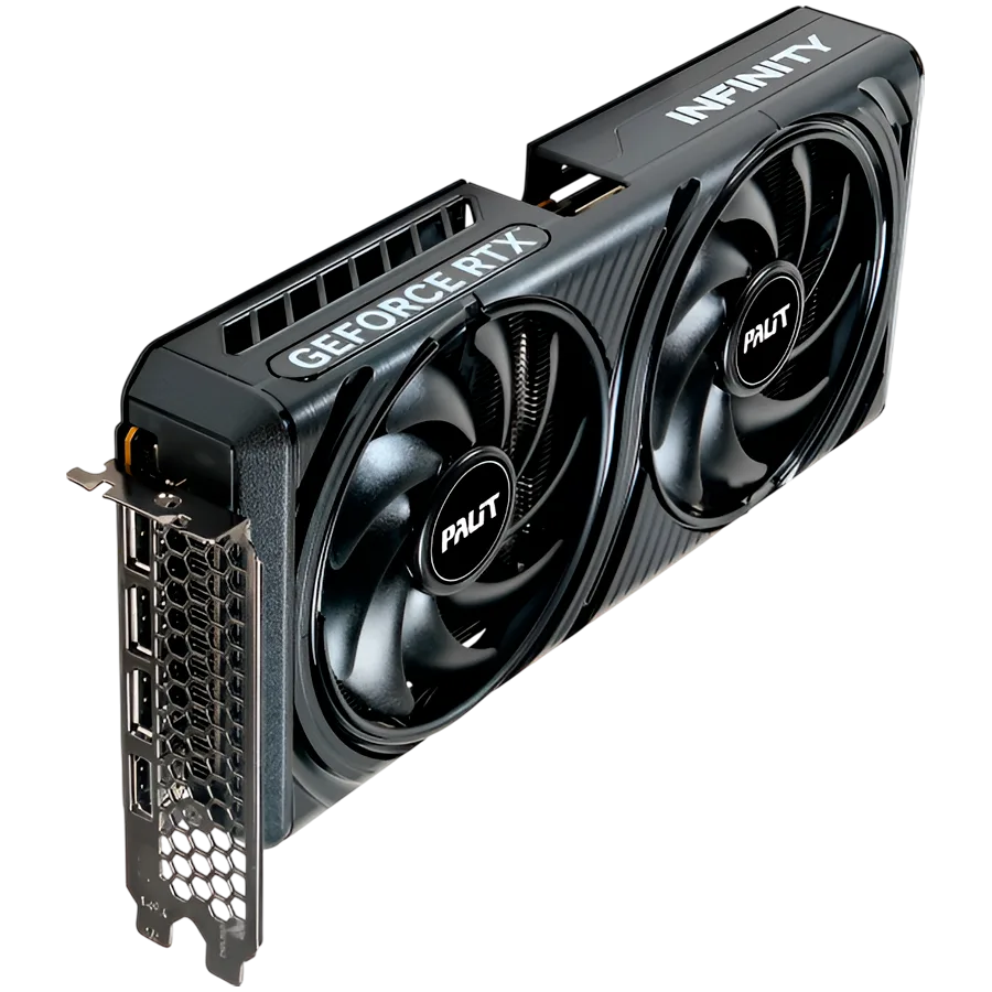 Видео карта PALIT GeForce RTX 5060 Infinity 2 OC 8GB GDDR7 128 bit, 1x HDMI 2.1b, 3x DP 2.1b, 2 Fan, 1x 8-pin pwr connector, 550W, 262.1 x 126.3 x 40.1 mm, NE75060V19P1-GB2063L BULK - Image 22