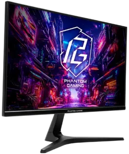 Alternative view of Монитор Asrock Gaming Monitor PG25FFT, 24.5 inch FHD(1920x1080) IPS, 180 Hz, 126% sRGB, 1100:1, 250 cd/m, AMD FreeSync, View angle 178 /178, 1ms (MPRT), Flicker-free, 2x 2W Speakers, 2x HDMI 2.0, 1x DP 1.4, 1x Audio Jack (3.5mm), VESA, 3Y