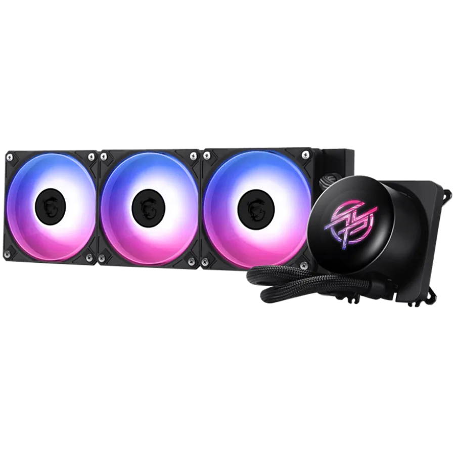 Охладител за процесор Охладител MSI MPG CORELIQUID P13 360 3x120mm Pre-installed CycloBlade 9 ARGB Daisy Chain Fans 2.1-