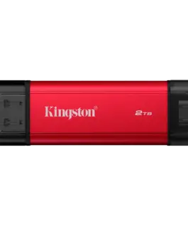 Външен SSD диск Kingston 2TB Dual USB-A/C Portable SSD Up to 1050MB/s USB 3.2 Gen 2