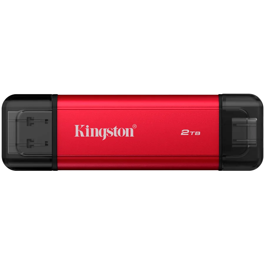 Външен SSD диск Kingston 2TB Dual USB-A/C Portable SSD Up to 1050MB/s USB 3.2 Gen 2