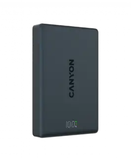 Външна батерия CANYON magnetic power bank OnPower 511 PD20W 10000mAh Aluminium Interstellar