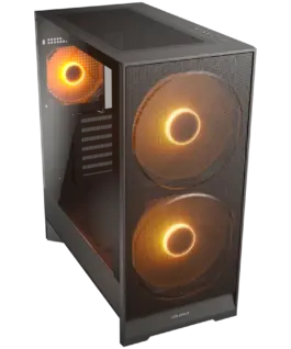 Alternative view of Кутия за компютър COUGAR AIRFACE 180 PC Case, Mid Tower, Black