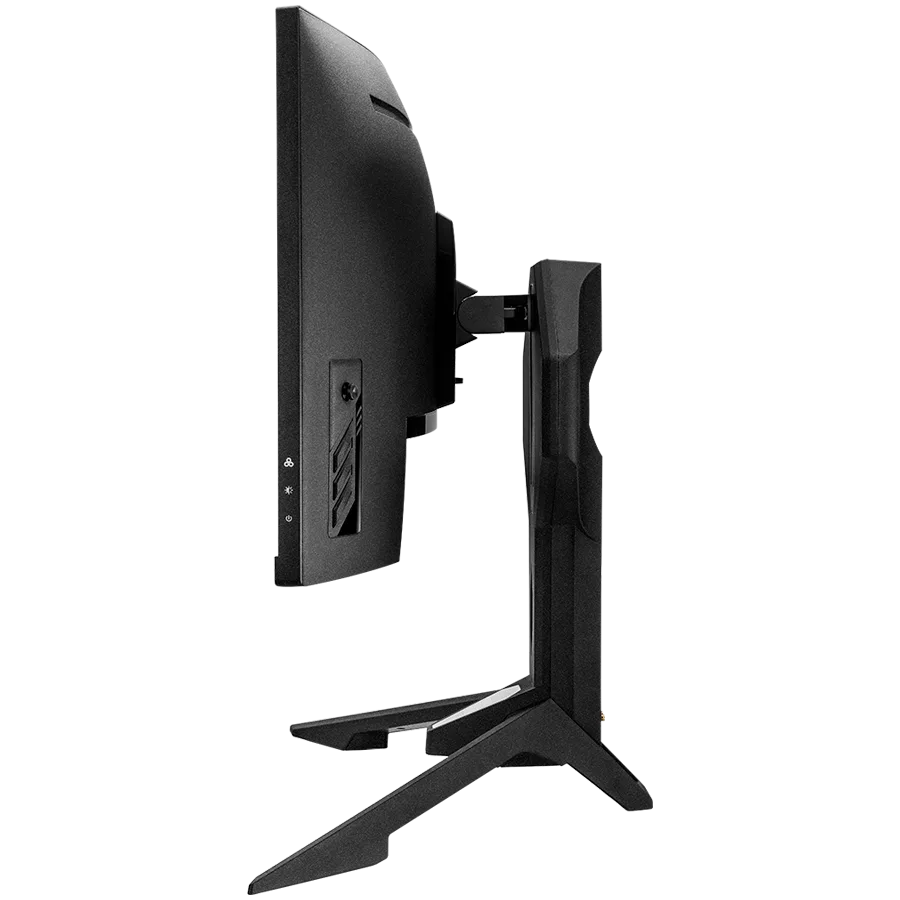 Монитор Asrock Curved Gaming Monitor, 34" WQHD(3440x1440) 1500R VA, 180 Hz, 123% sRGB, 3000:1, 550 cd/m², 178º/178º, 1ms (MPRT), Flicker-free, Height, Swivel, Tilt, 2x 2W, 2x HDMI 2.0, 2x DP 1.4, 5x USB 3.2, 1x Audio Jack (3.5mm), Wi-Fi Antenna, 3Y - Image 3