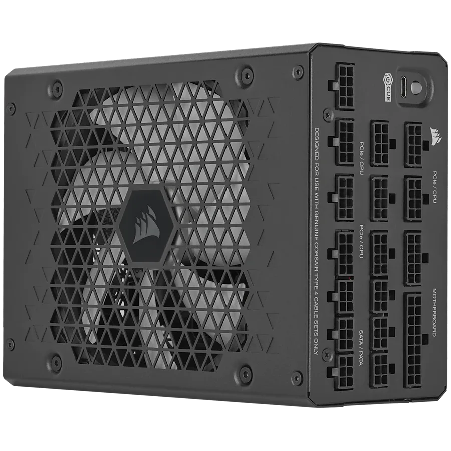 Захранване за компютър CORSAIR HX1200i 1200 Watt ATX 3.1 PCIe 5.1 80 PLUS Platinum Fully