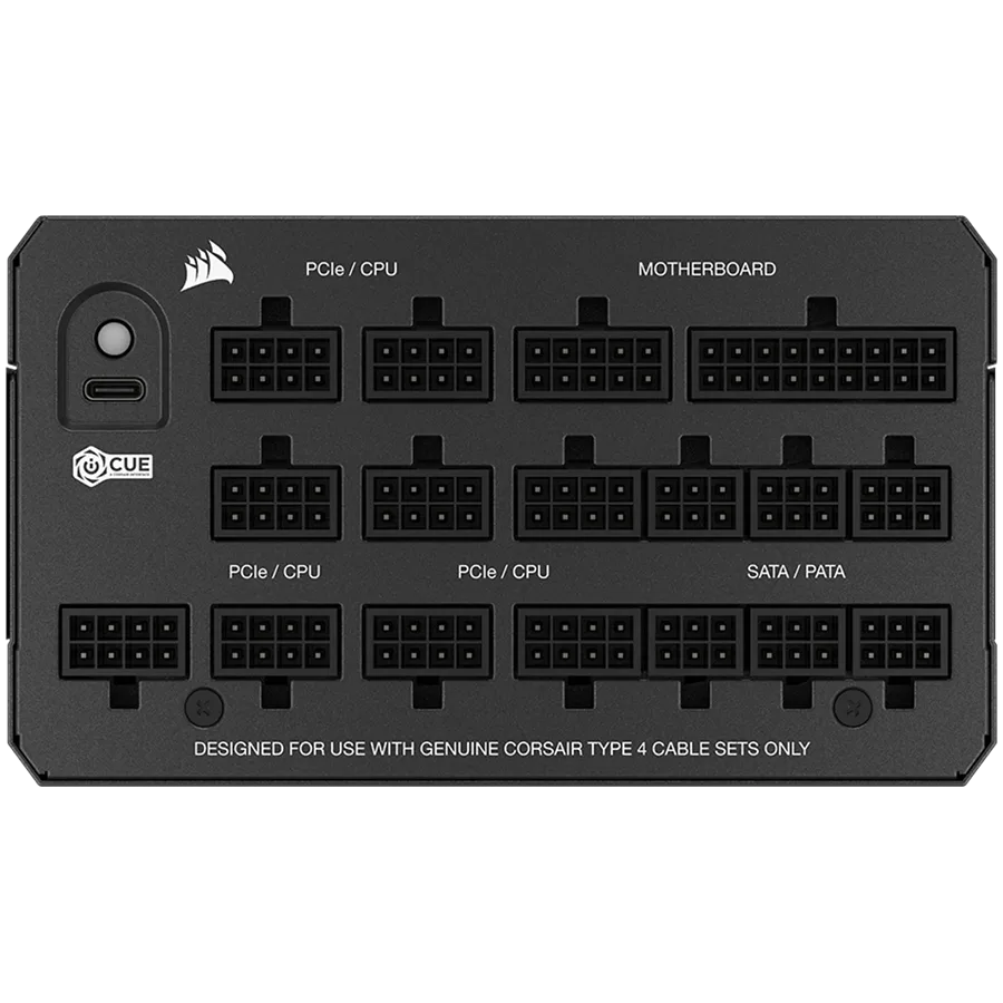 Захранване за компютър CORSAIR HX1200i, 1200 Watt, ATX 3.1, PCIe 5.1, 80 PLUS Platinum, Fully Modular - Image 2