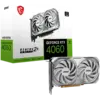 Видео карта MSI Video Card Nvidia GeForce RTX 4060 VENTUS 2X WHITE 8G 8GB GDDR6 128bit Boost: 2475 MHz 3072 CUDA Cores P
