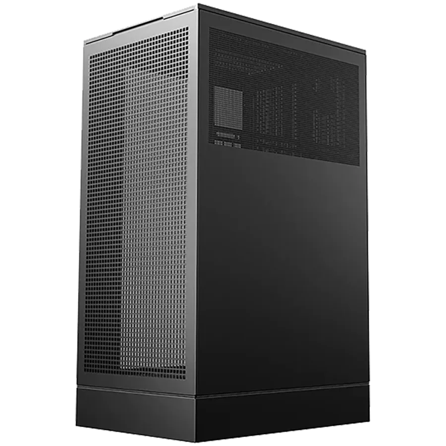 Кутия за компютър DeepCool CH270 DIGITAL, Mini Tower, Mini-ITX/Micro-ATX, 2xUSB3.0, 1xType-C Gen 2, 1xAudio/Mic, Mesh Panel, Black, R-CH270-BKNDM0-G-1, 2Y - Image 4