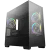 Кутия за компютър DeepCool CG380-3F Mid Tower Mini-ITX/Micro-ATX(Rear Connector) 2xUSB3.0 1xUSB Type-C 1xAudio 3x120mm P