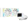 Охладител за процесор Охладител DeepCool LM240 WH 240mm CPU Liquid Cooler 2.4" LCD screen 2x120mm FL12 SE ARGB PWM Fans