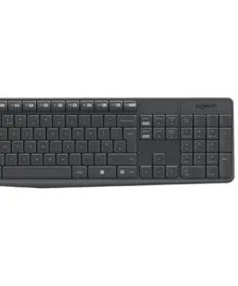КОМПЛЕКТ МИШКА + КЛАВИАТУРА LOGITECH MK235U - С БДС КИРИЛИЗАЦИЯ - Wireless / Безжична - Black - PN