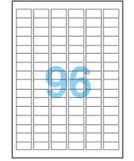 УНИВЕРСАЛНИ ЕТИКЕТИ - 305 mm x 169 mm - 96 броя на лист - 100 листа - PN BR8832 - OUTLET -