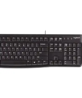КОМПЛЕКТ МИШКА + КЛАВИАТУРА LOGITECH MK120 US - С БДС КИРИЛИЗАЦИЯ (WITH BDS Cyrillic) - Black - PN