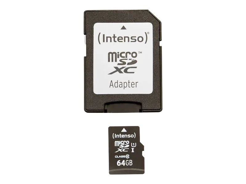 КАРТА ПАМЕТ Intenso UHS-I - 64GB - PN 3423490