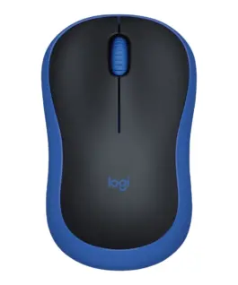 МИШКА LOGITECH M185B - Wireless / Безжична - Blue Black - PN 910-002239